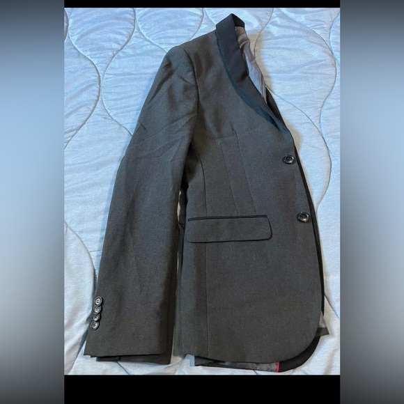 STOCKHOMME PREMIUM Womens Grey Suit Jacket - Picture 4 of 9